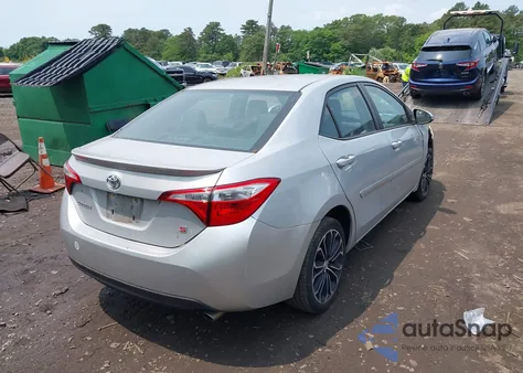2015 Toyota Corolla S Plus из США, поврежденный, VIN 2T1BURHE9FC251311